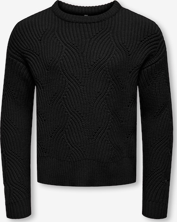 ONLY GIRLS Pullover in Schwarz: Vorderseite