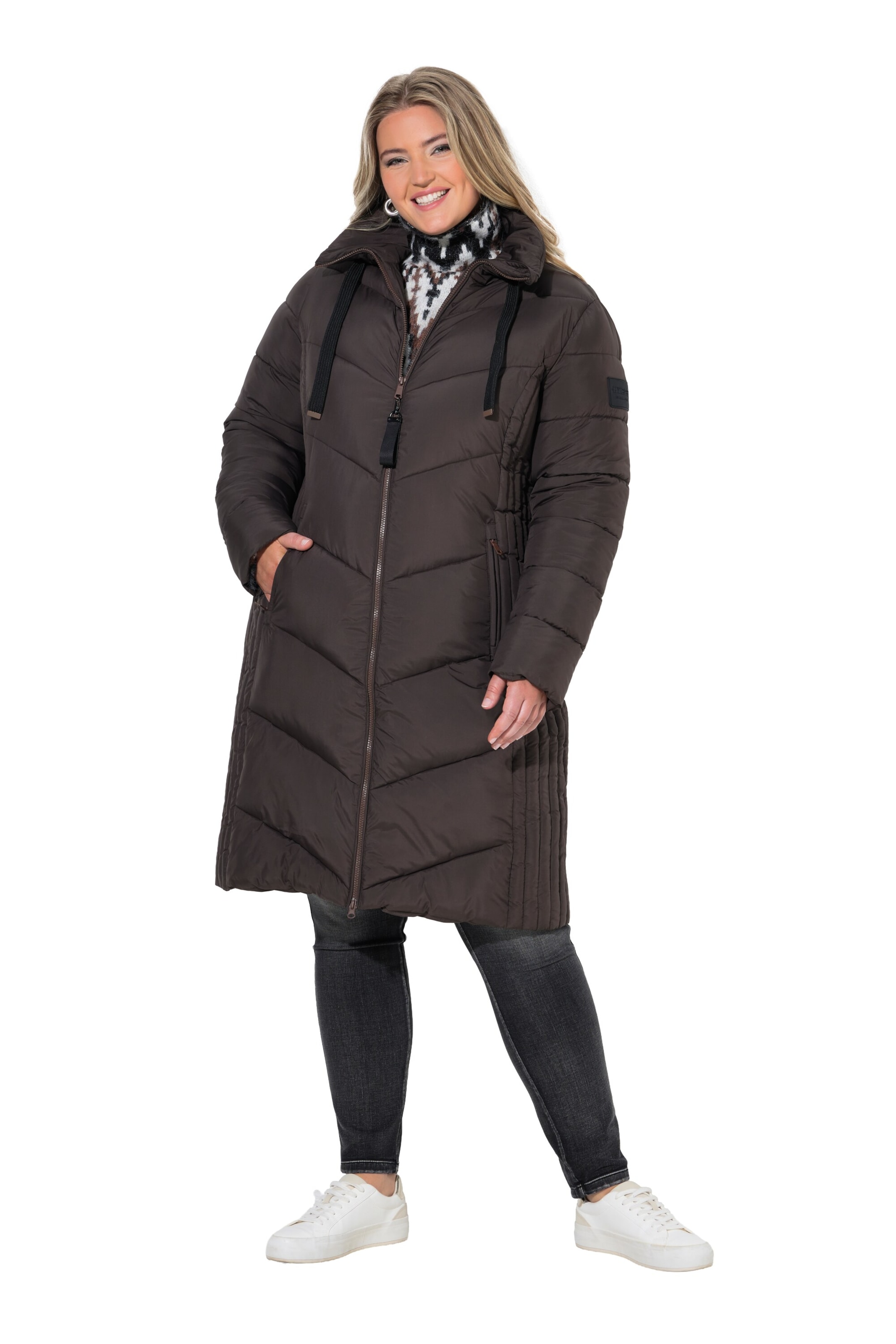 Ulla Popken Raincoat in Brown