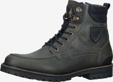 Bottines à lacets PANTOFOLA D'ORO en gris : devant