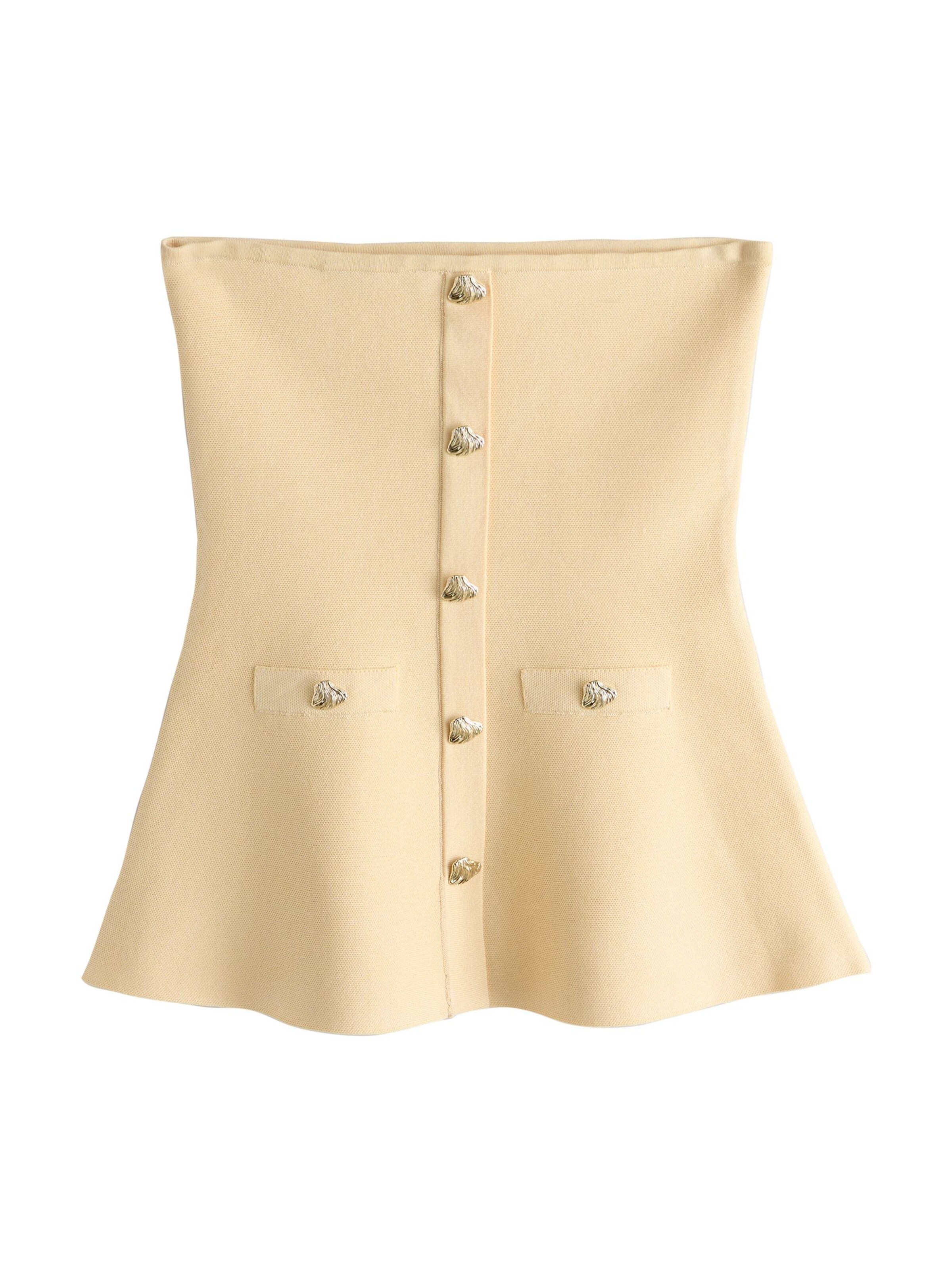 Next Stricktop in Gelb: Vorderseite