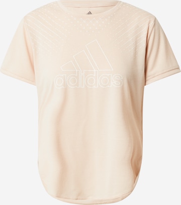 T-shirt fonctionnel ADIDAS SPORTSWEAR en rose : devant