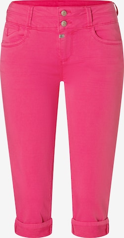 TIMEZONE Slimfit Jeans 'Enya' in Roze: voorkant