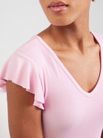 ONLY Футболка 'ONLBELIA' в Ярко-розовый