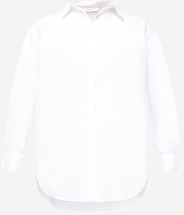 Camicia da donna 'MINSA' di ONLY Carmakoma in bianco: frontale