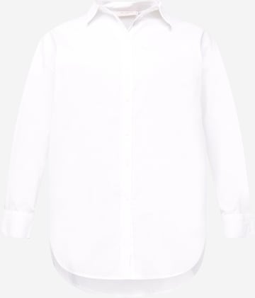 Camicia da donna 'MINSA' di ONLY Carmakoma in bianco: frontale