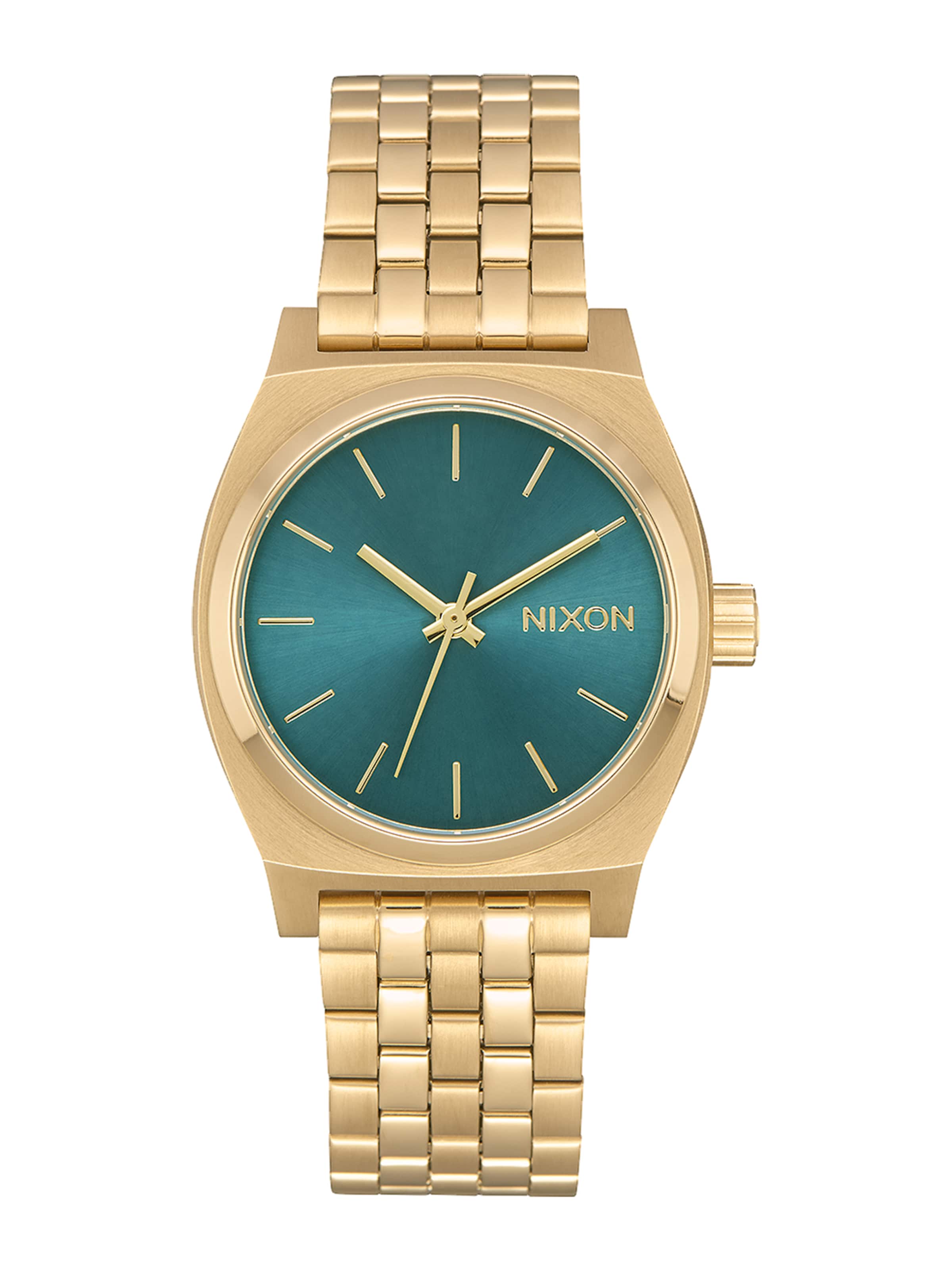 Nixon - Reloj analógico 'Teller' en oro: frente