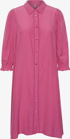 Robe-chemise 'asmine' CULTURE en rose : devant