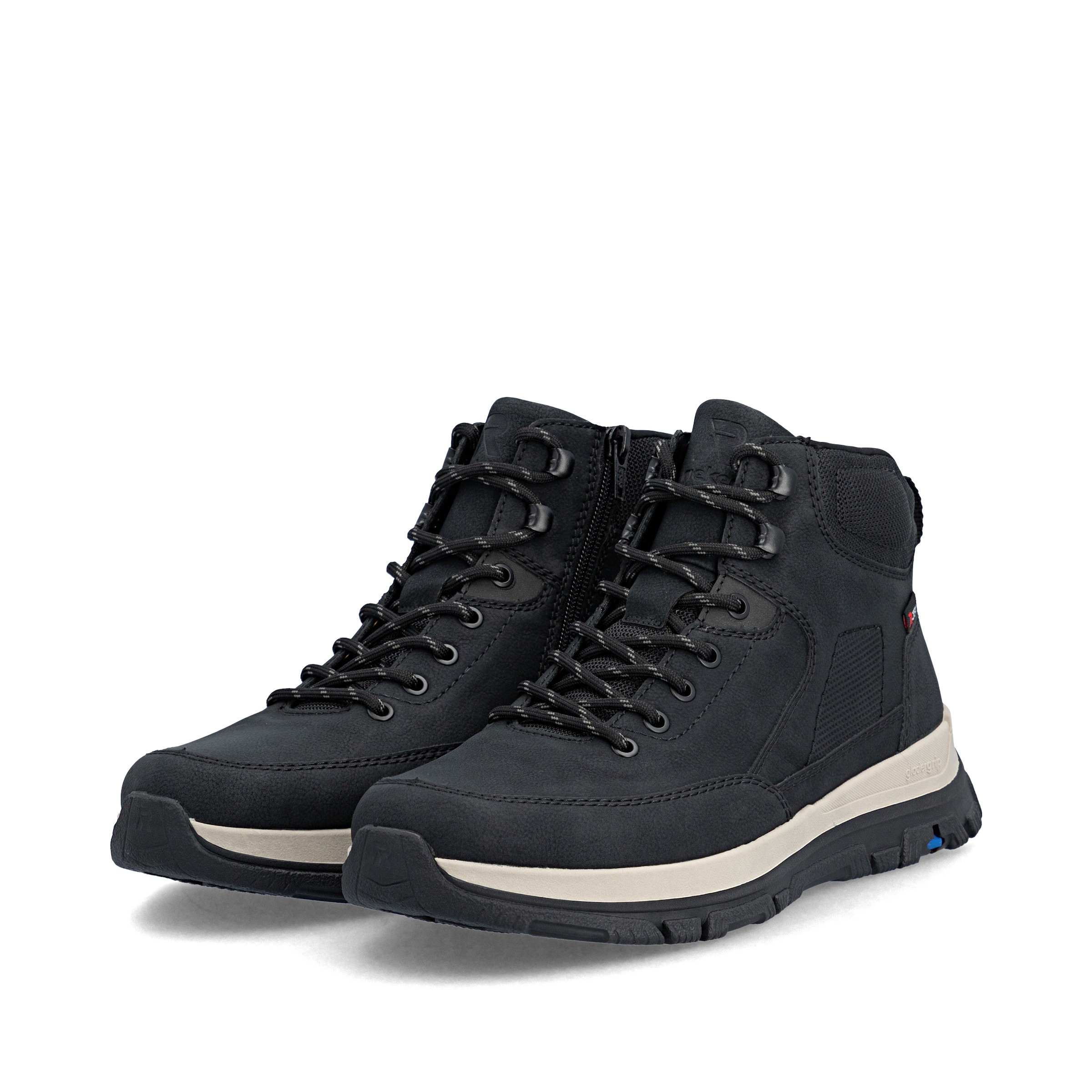 Bottes à lacets Rieker en noir