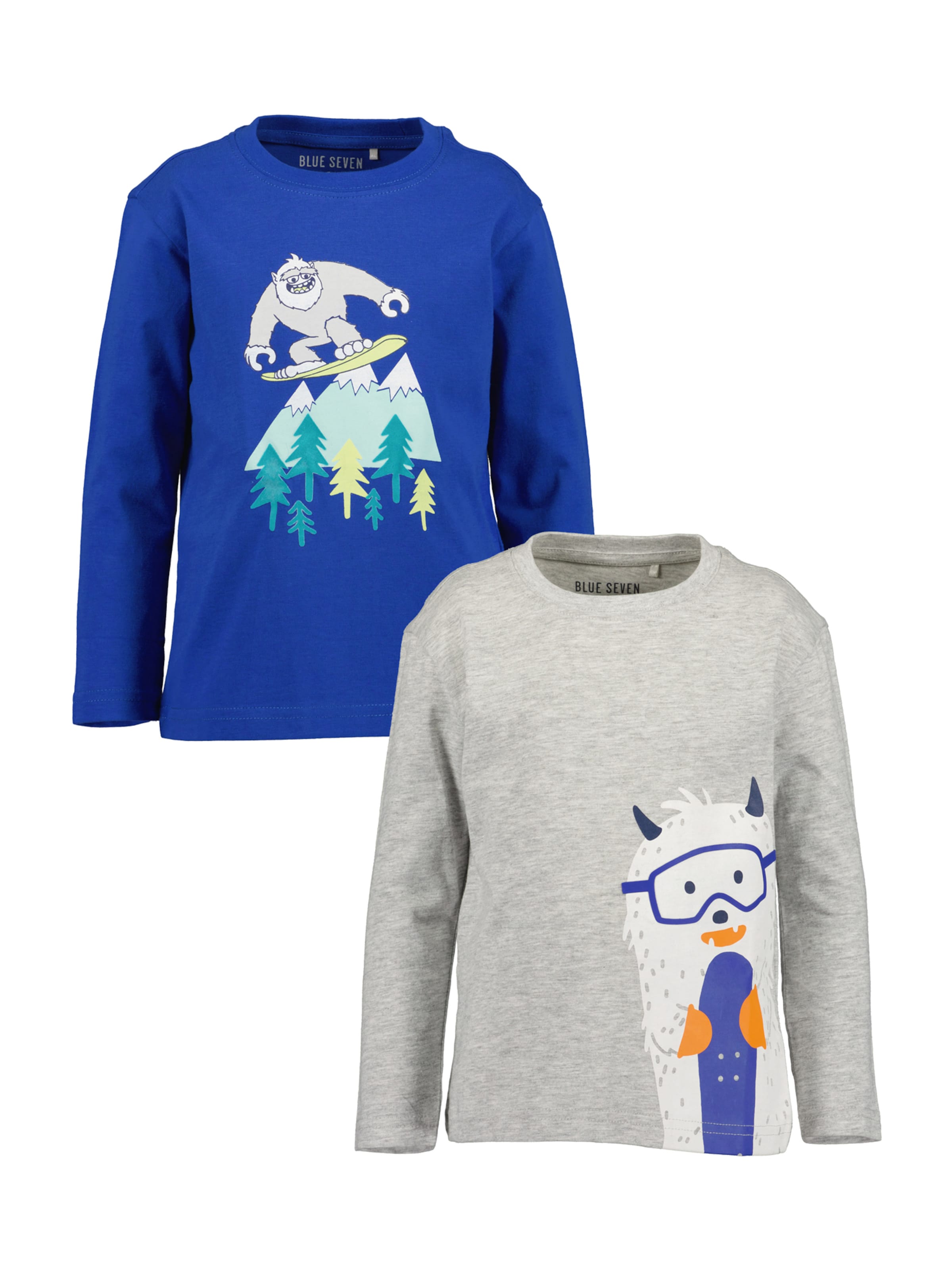 BLUE SEVEN Tričko - Modrá: predná strana