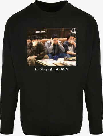 ABSOLUTE CULT Shirt 'Friends - Three Wise Guys' in Black: front