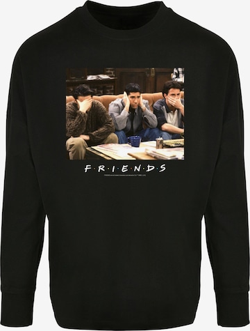 ABSOLUTE CULT Shirt 'Friends - Three Wise Guys' in Zwart: voorkant