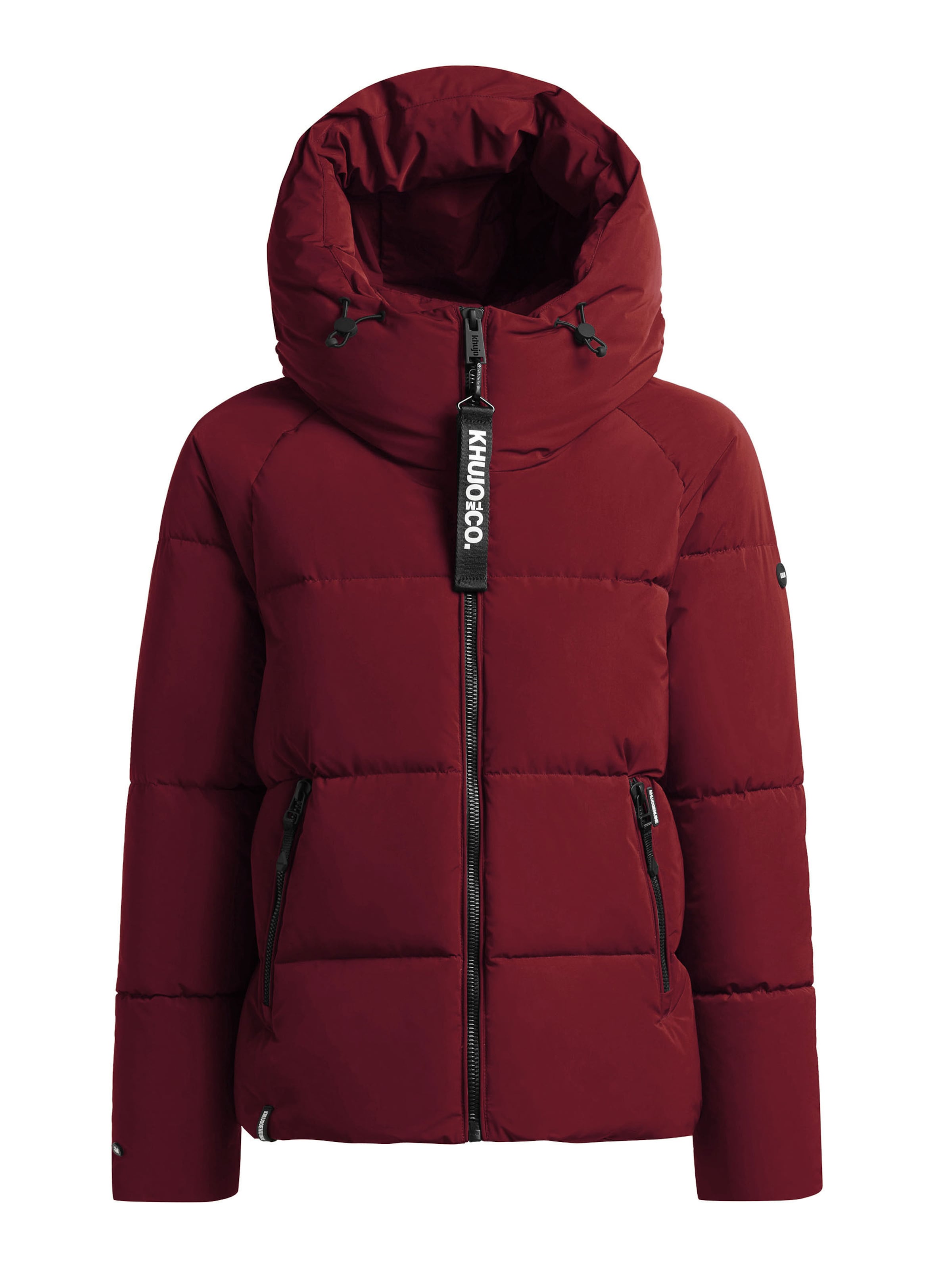 Veste d’hiver 'Ono2' khujo en rouge : devant