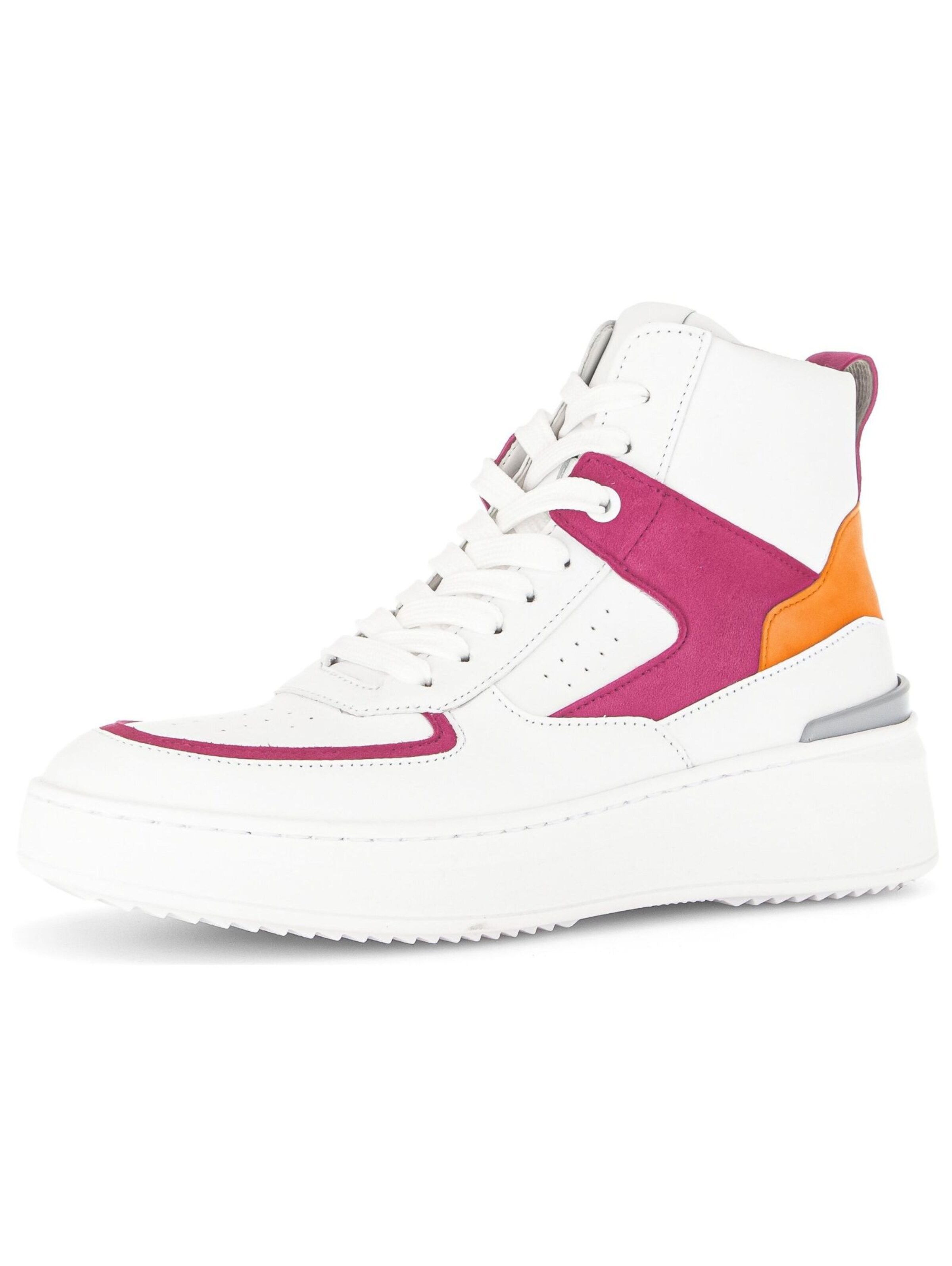 GABOR Sneakers hoog in Wit: voorkant