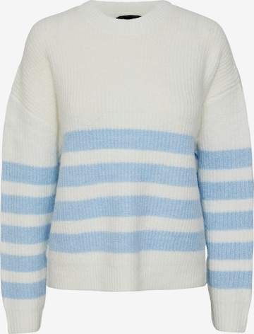 Pullover 'BROOKS' di PIECES in bianco: frontale