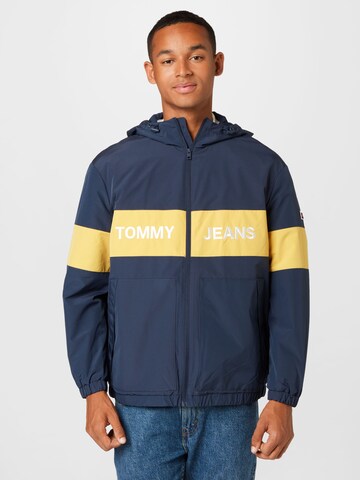 Tommy Jeans Tussenjas in Blauw: voorkant