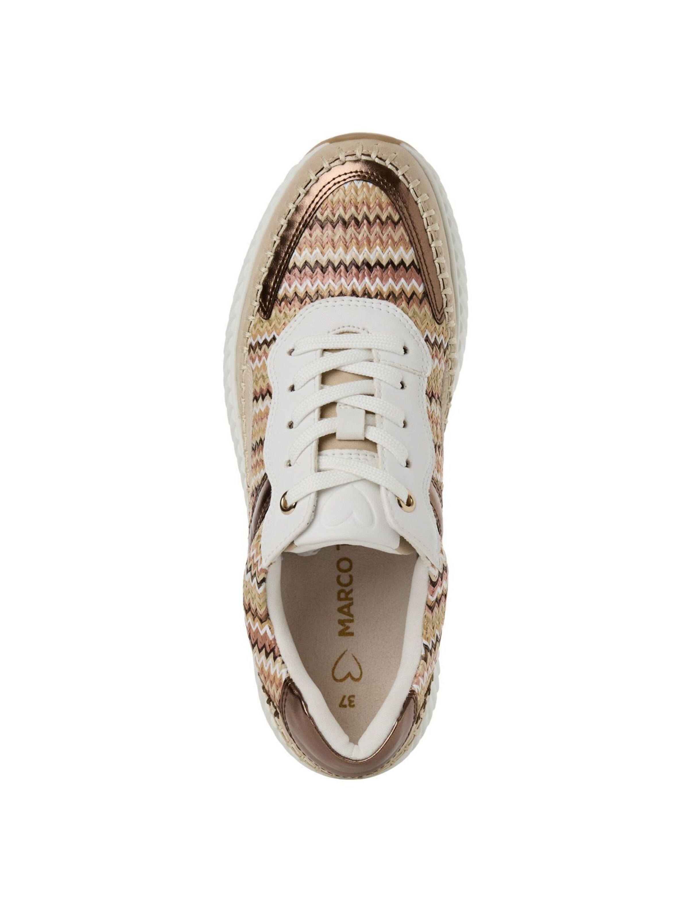 MARCO TOZZI Sneakers laag in Beige