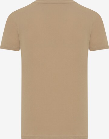 DENIM CULTURE T-Shirt 'Barris' in Braun
