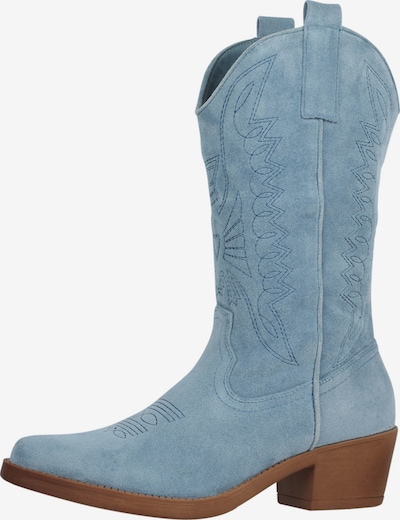 Elara Cowboystiefel in 36 in taubenblau, Produktansicht