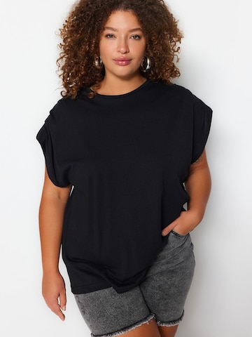 Trendyol Curve Póló - fekete: elől