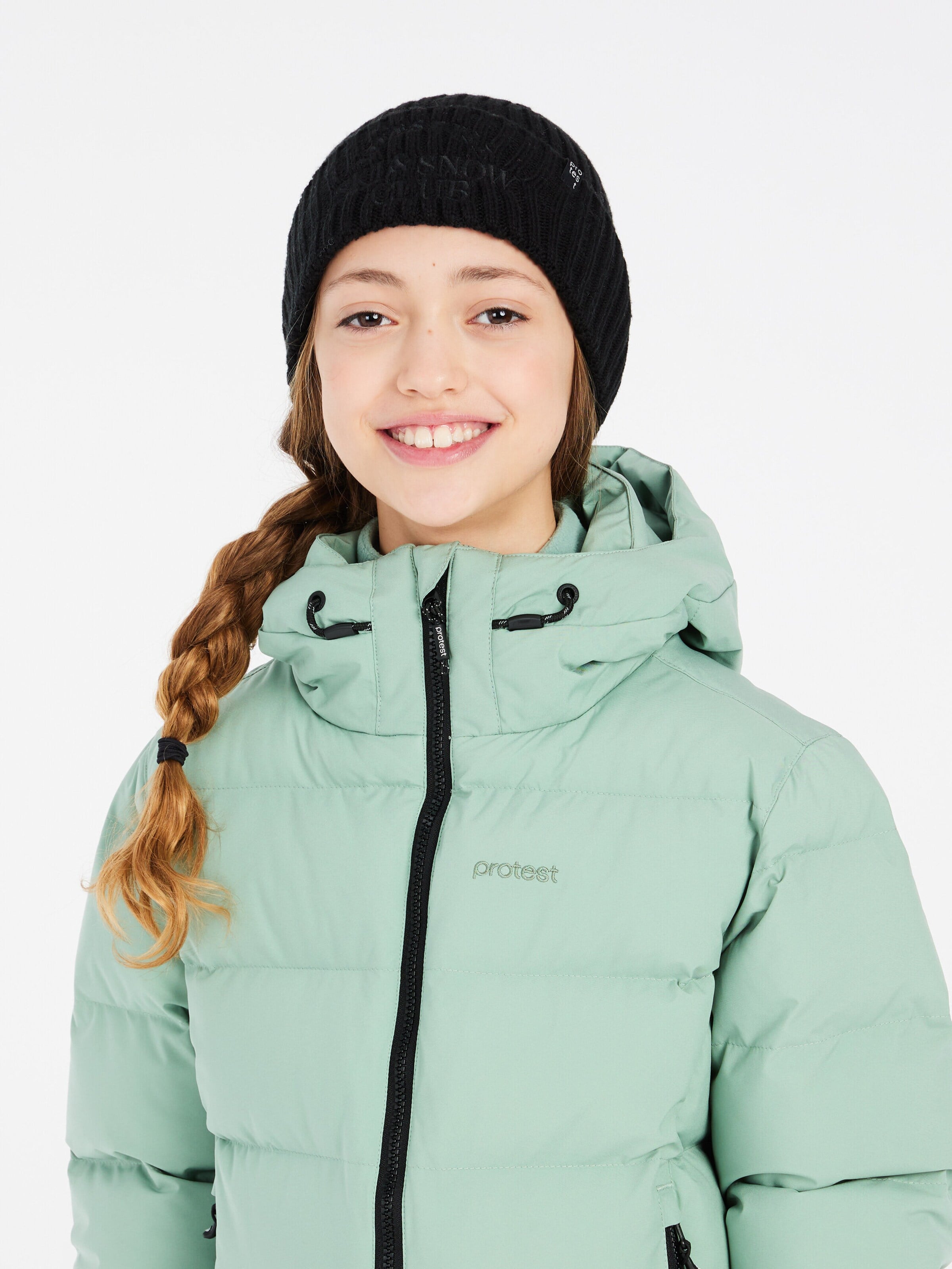 PROTEST Athletic Jacket 'PRTELINY JR' in Green