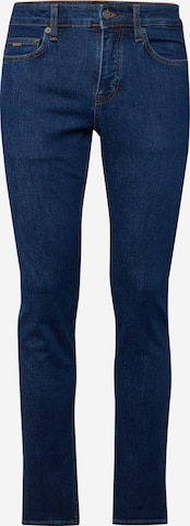 Slimfit Jeans 'Delaware' de la BOSS Orange pe albastru: față