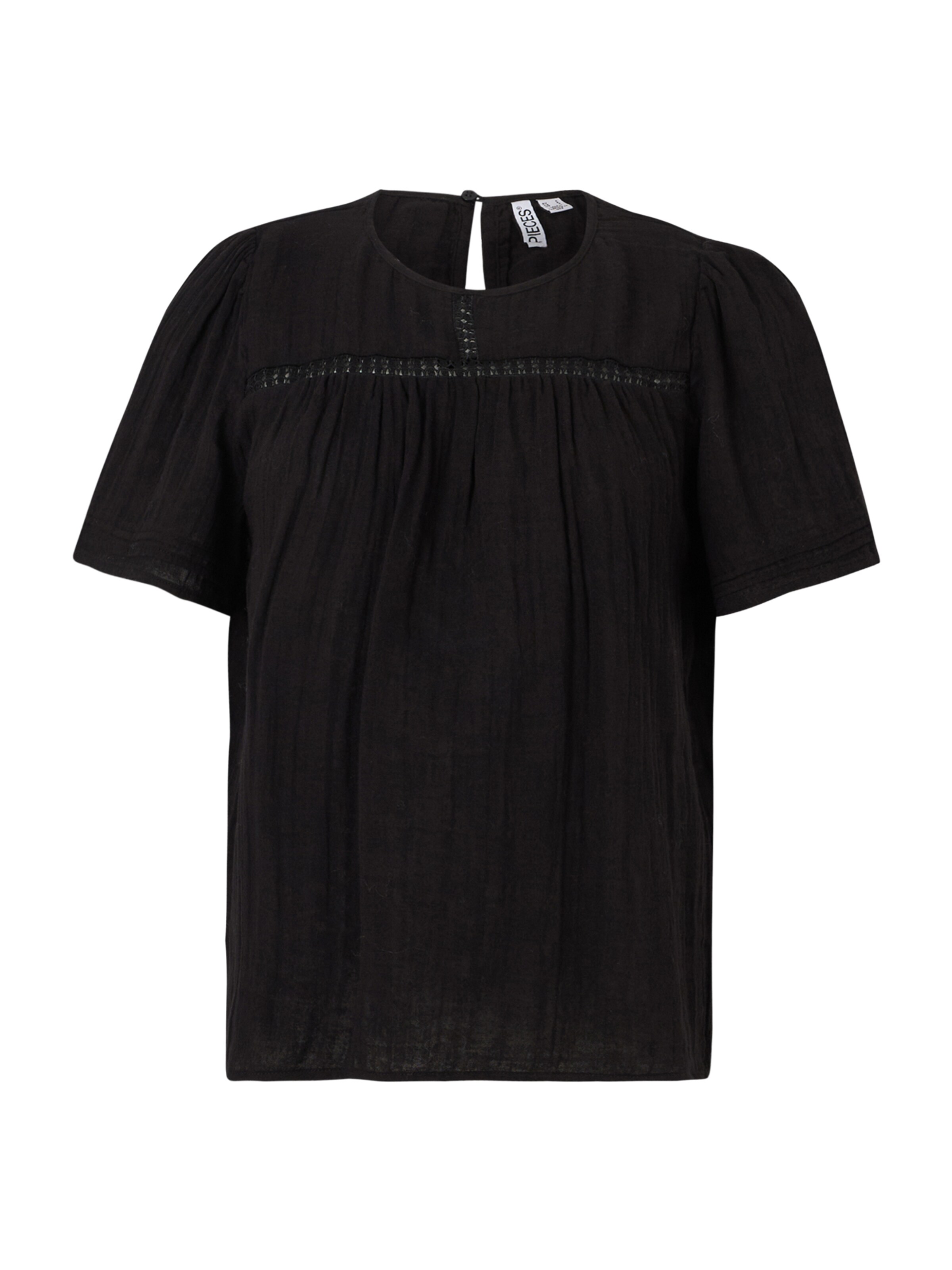 Bluză 'PCSIKKA' de la PIECES pe negru: față