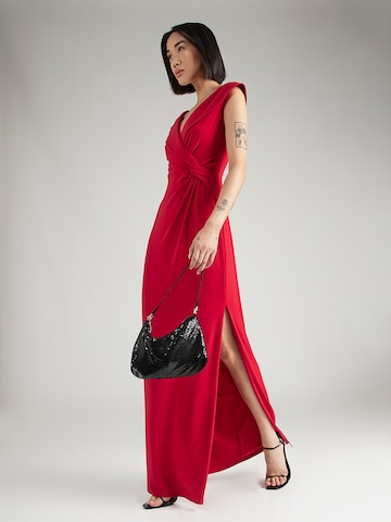 Lauren Ralph Lauren Večerna obleka 'LEONIDAS' | rdeča barva