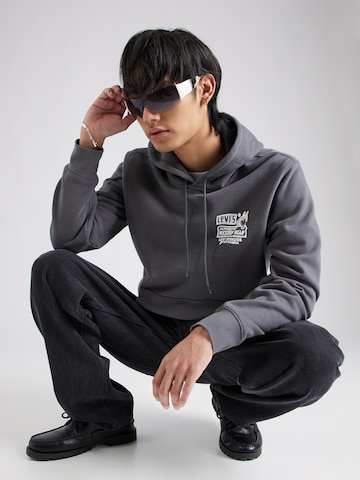 LEVI'S ® Sweatshirt 'Standard Graphic Hoodie' in Grey: front