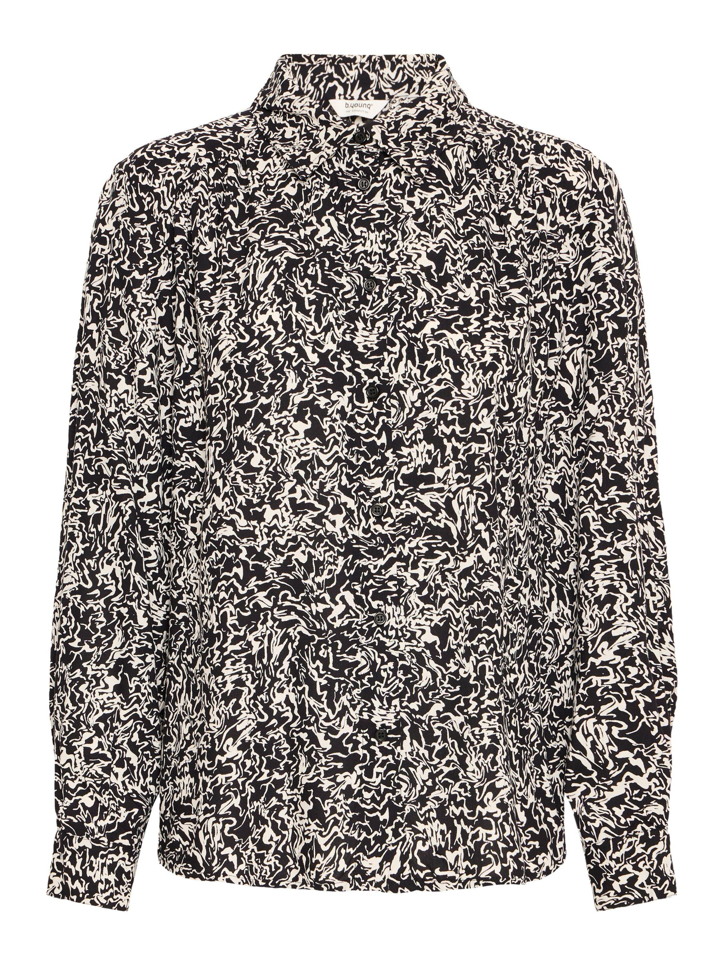 b.young Bluse 'BYJosa' in Schwarz: Vorderseite