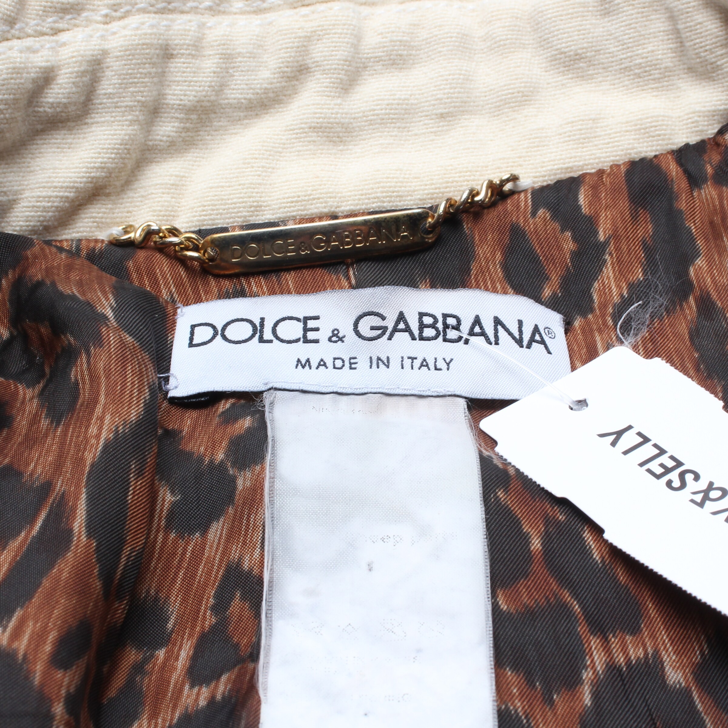 DOLCE & GABBANA Jacket & Coat in 4XL in White
