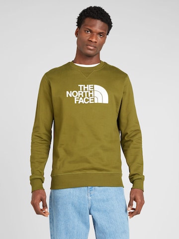 THE NORTH FACE Sweatshirt 'Drew Peak' i grön: framsida