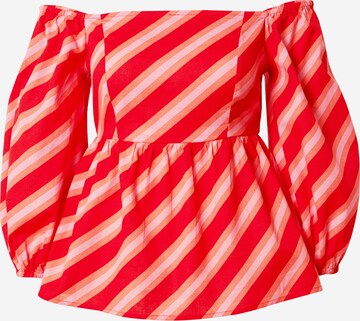 Chemisier Dorothy Perkins en rouge : devant