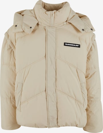 bēšs MJ Gonzales Ziemas jaka: no priekšpuses