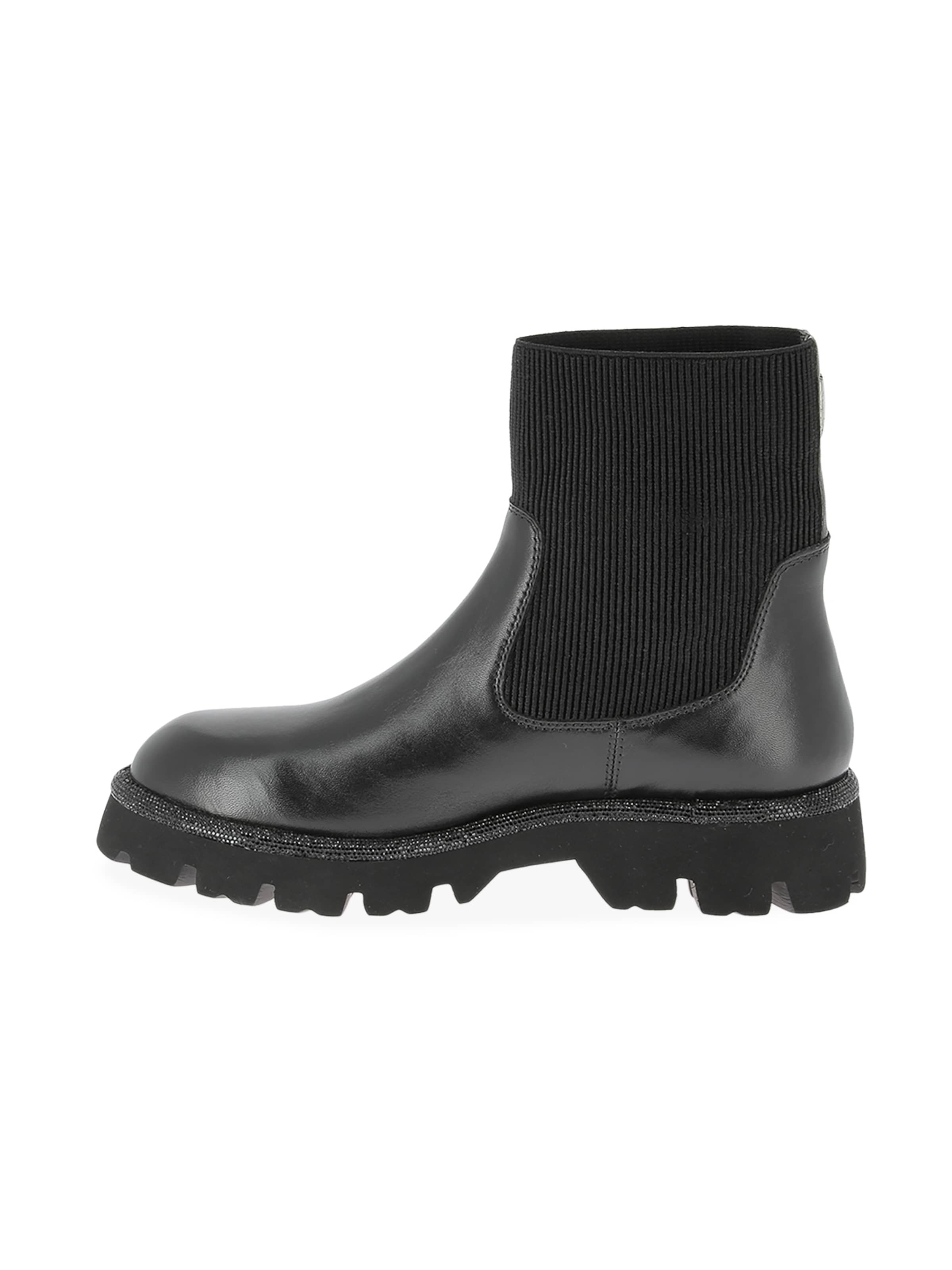 Les Tropéziennes Ankle boots 'Lederstiefeletten Von M.Belarbi Zanna' in Black: front