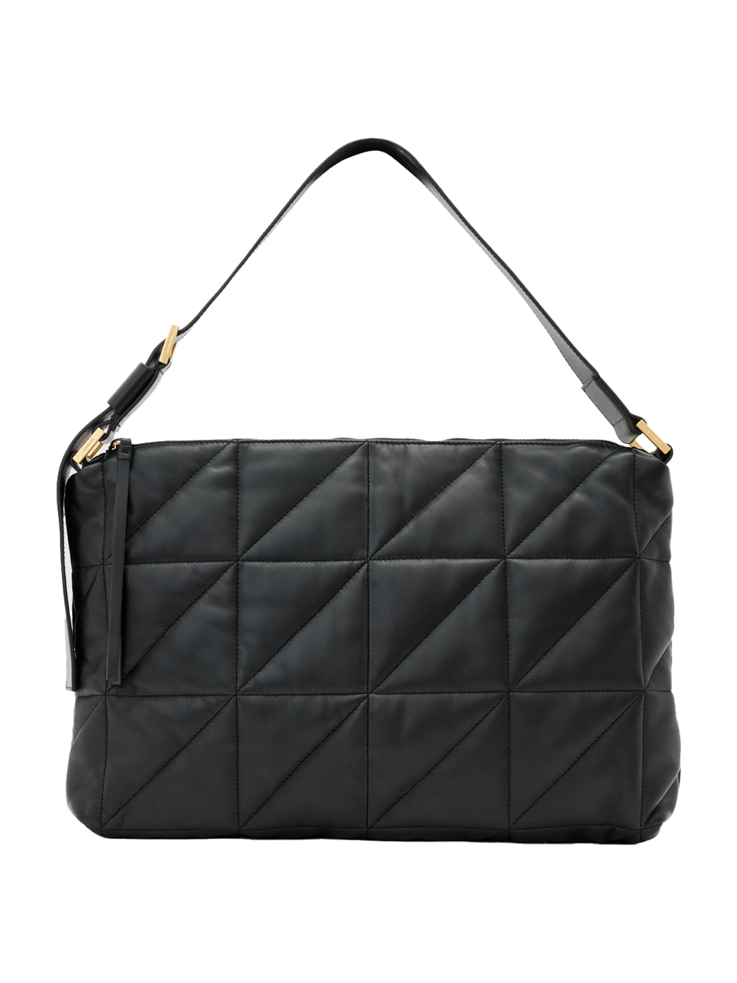 AllSaints Torba za čez ramo 'EDBURY' | črna barva: sprednja stran