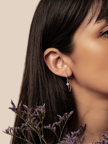 Boucles d'oreilles 'Twinkle Blossom' Hey Happiness en argent