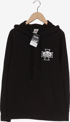 FRUIT OF THE LOOM Sweatshirt & Zip-Up Hoodie in M in Black: front