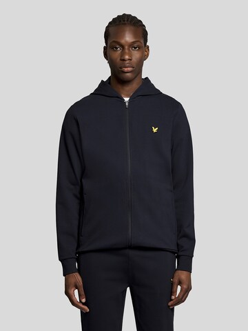 Veste de survêtement Lyle & Scott en bleu : devant
