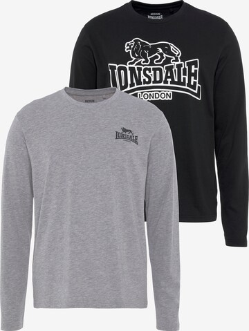 LONSDALE Shirt in Black