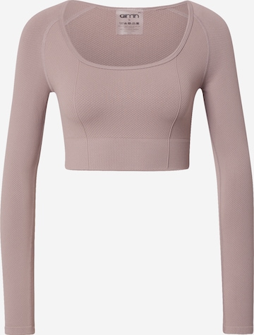 aim'n Functioneel shirt 'DUSTY' in Lila: voorkant