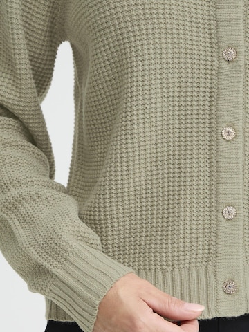 Oxmo Gebreid vest ' OXBMMOMA CARDIGAN ' in Groen
