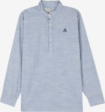 Coupe regular Chemise 'Polera Mao' Scalpers en bleu : devant