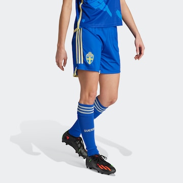 ADIDAS PERFORMANCE Loosefit Sporthose 'Schweden Frauenteam 23' in Blau: predná strana
