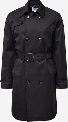 Manteau mi-saison BURTON MENSWEAR LONDON en noir : devant