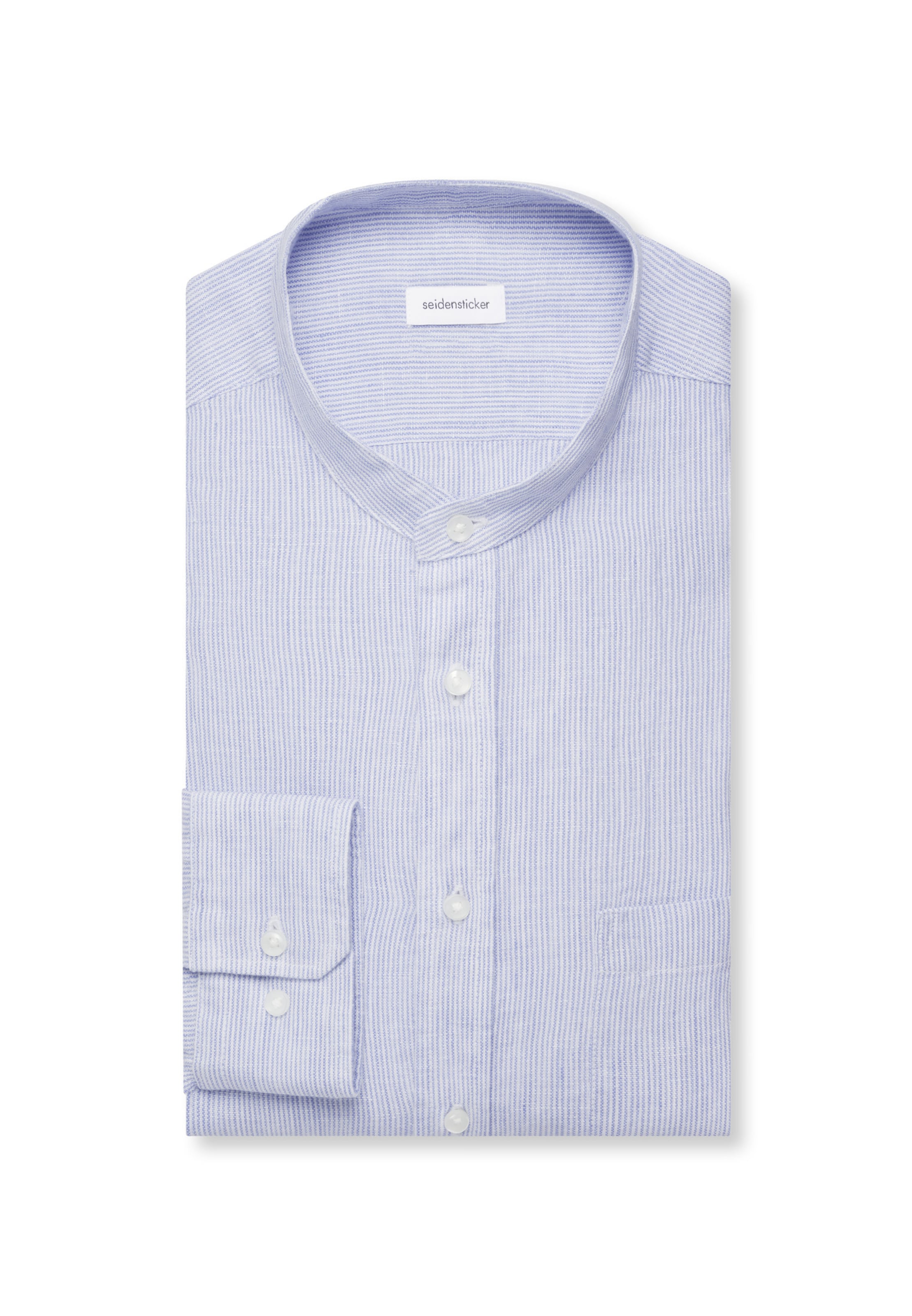 Coupe regular Chemise 'Smart Linen' SEIDENSTICKER en bleu