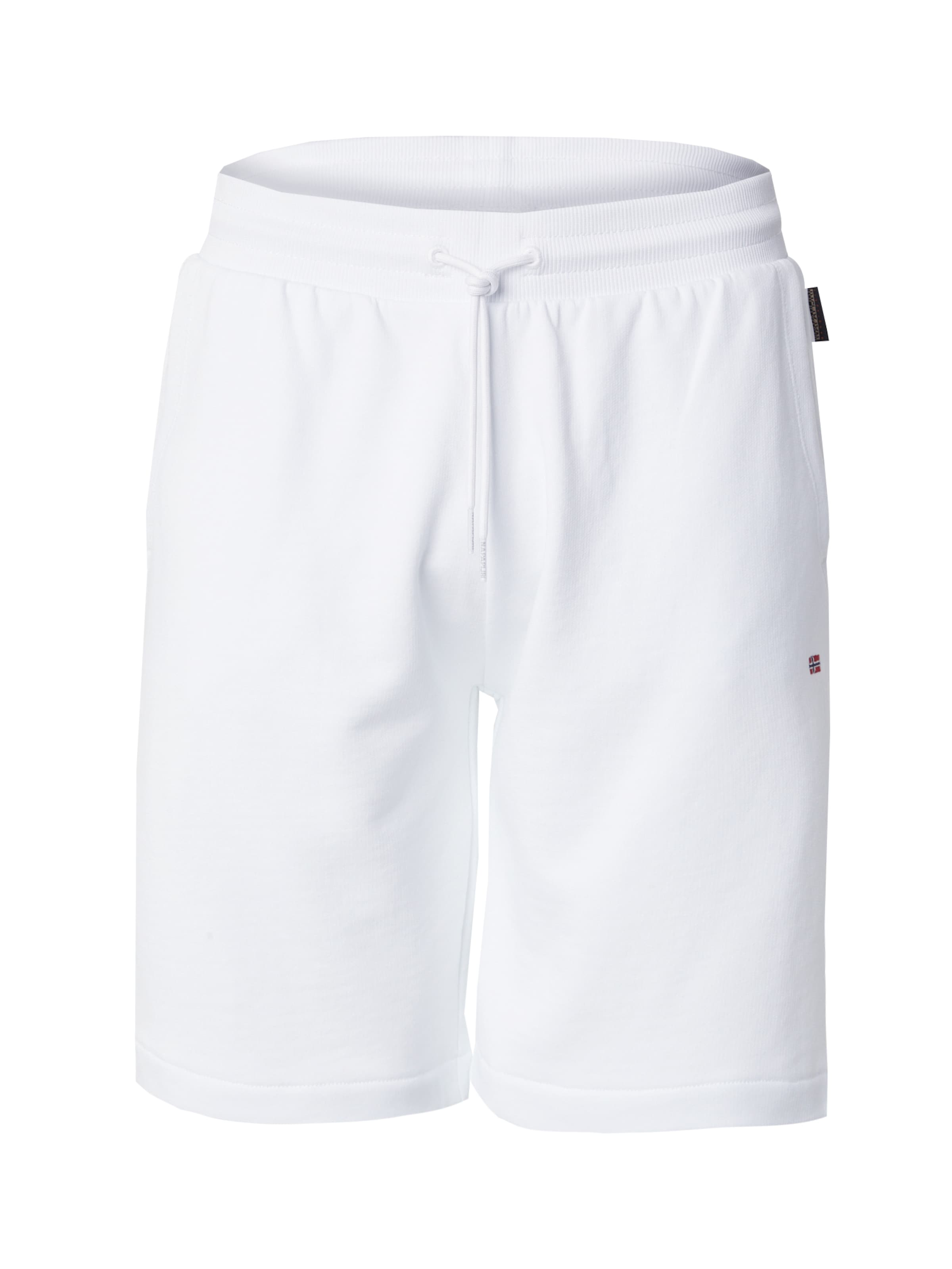 balts NAPAPIJRI Standarta Bikses 'NALIS': no priekšpuses