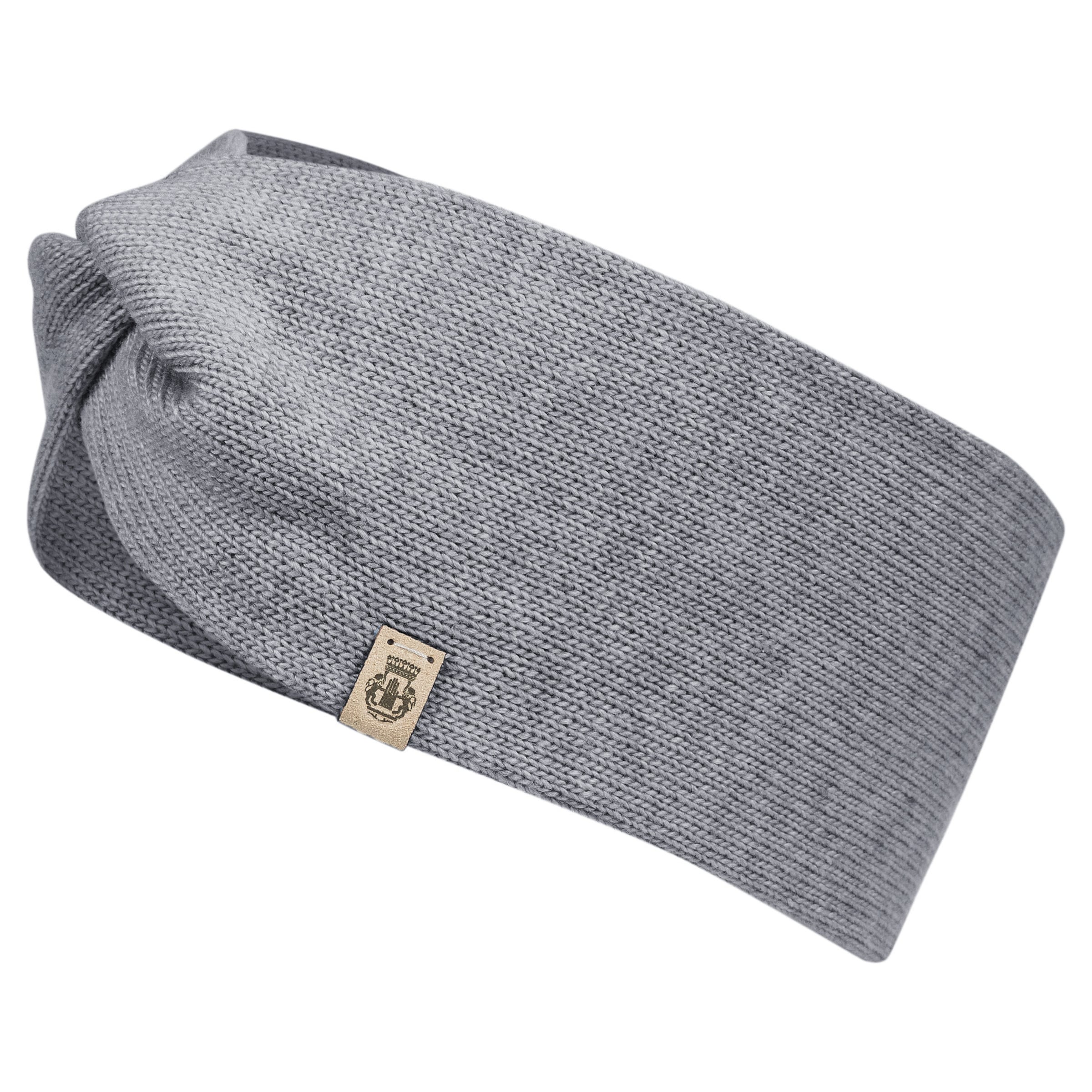 Roeckl Headband 'ESSENTIALS' in Grey: front