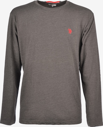 T-Shirt U.S. POLO ASSN. en gris : devant