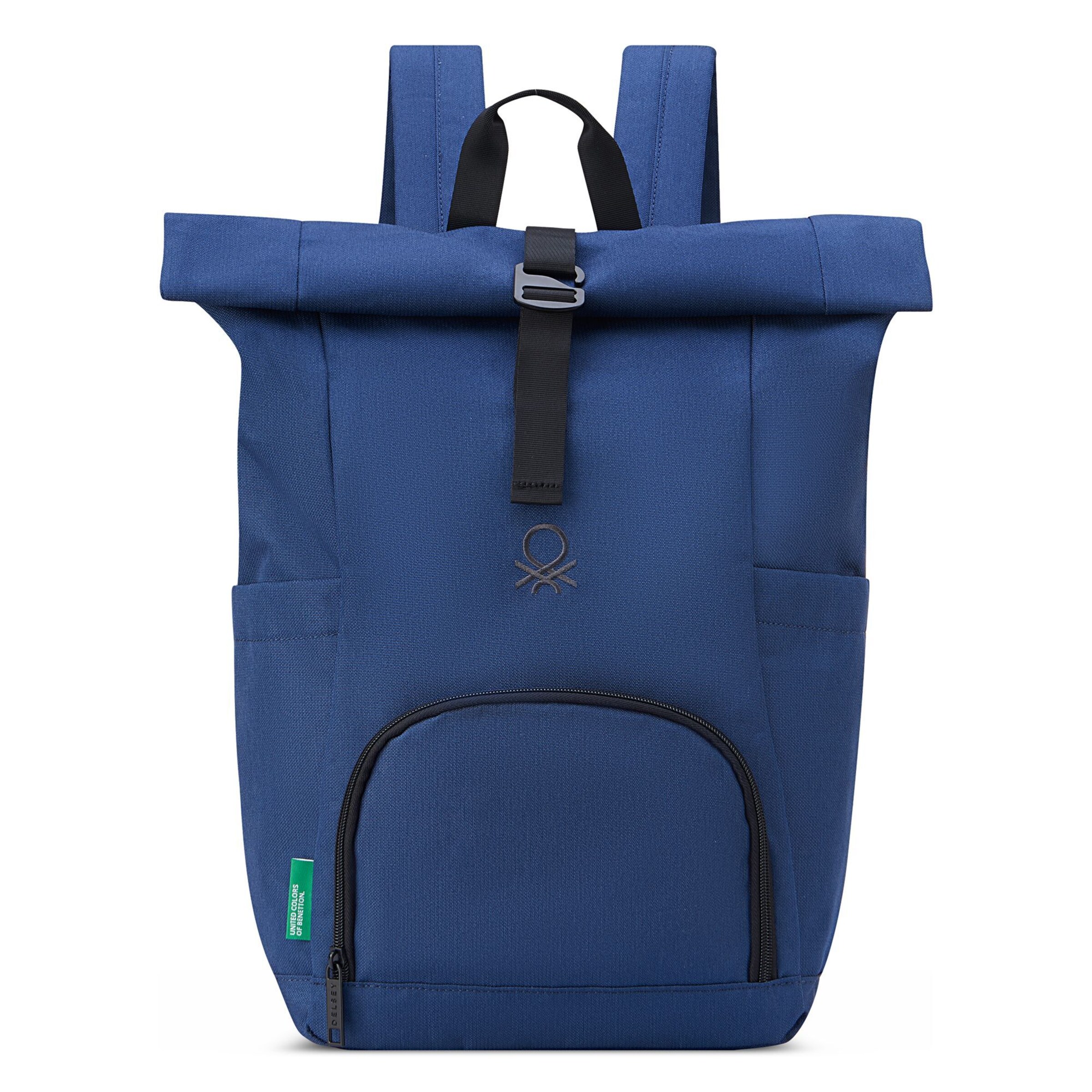 Delsey Paris Backpack 'Delsey Paris x United Colors of Benetton' in Blue: front