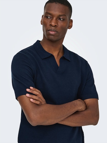 Only & Sons Pullover 'ONSTHY' in Blau